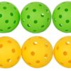Druzy Pickleball Balls – Pack of 6 (TPE, 26-Hole)