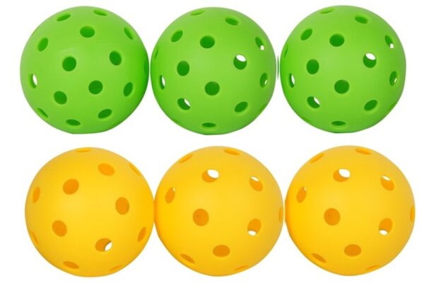 Druzy Pickleball Balls – Pack of 6 (TPE, 26-Hole)