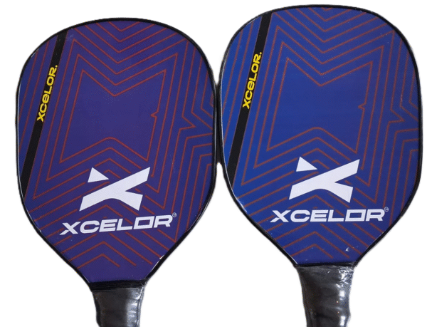 Druzy XCELOR Pickleball Paddle Set (2 Paddles + 2 TPE Balls)